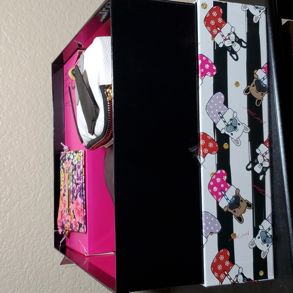 Betsey Johnson Mini Backpack + Credit Card Holder Set - Picture 5 of 11